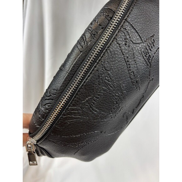 Alien X La Femme En Noir Leather Belt Bag Black One Size Xenomorph Crossbody - Picture 9 of 16